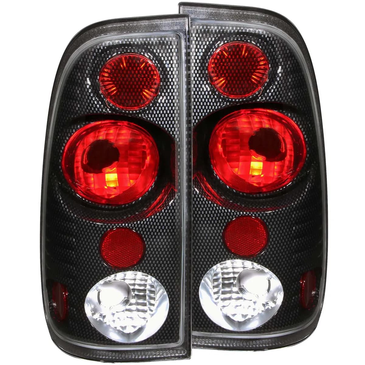 Ford F-150/250 97-03 Lightduty / F-250/F-350 Superduty 99-07 Tail Lights Carbon Clear Lens g2