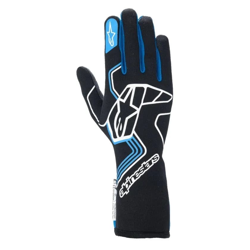 Glove Tech-1 Race V4 Black / Blue Large