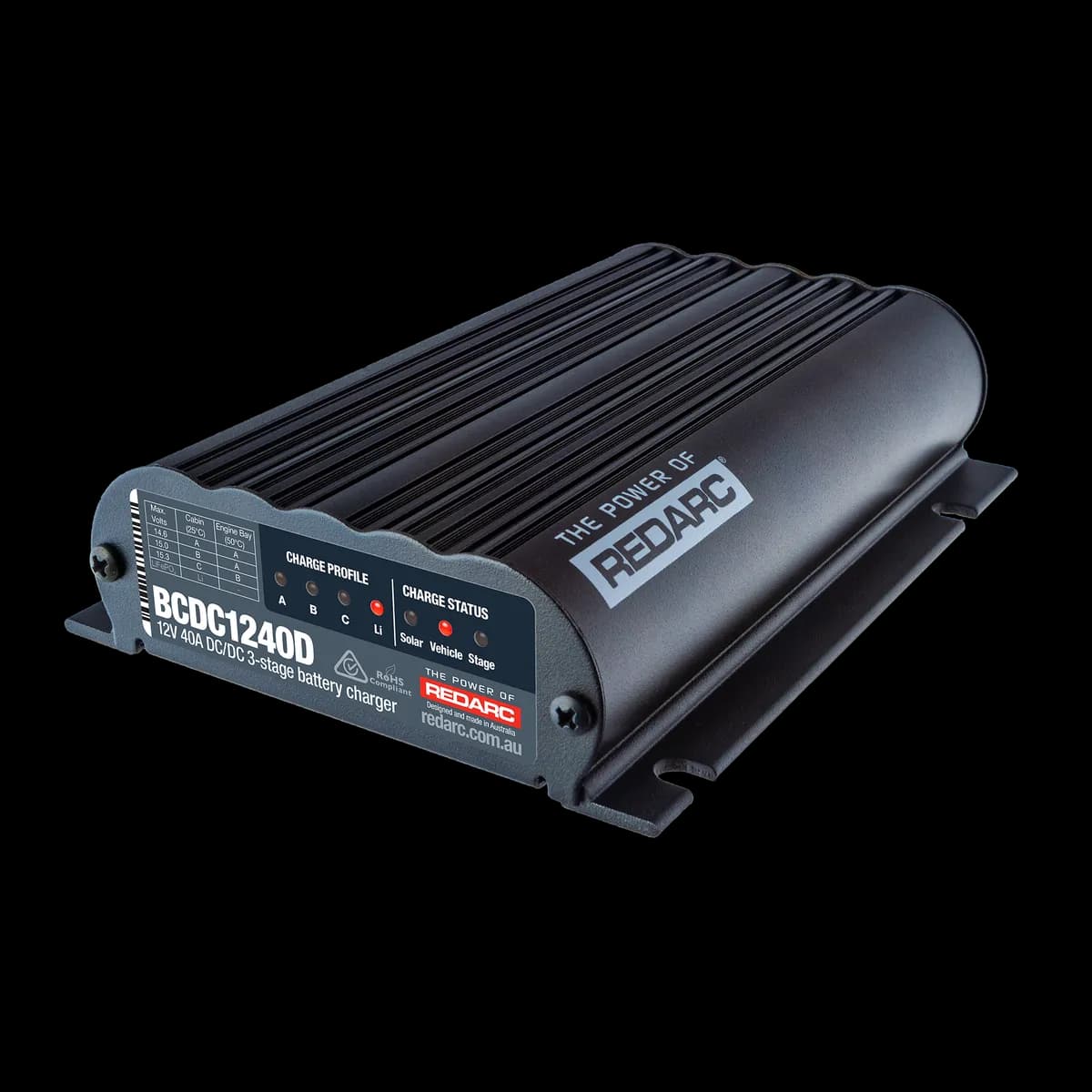 12v 40a Smart Start Dc/Dc Dual Input Battery Charger