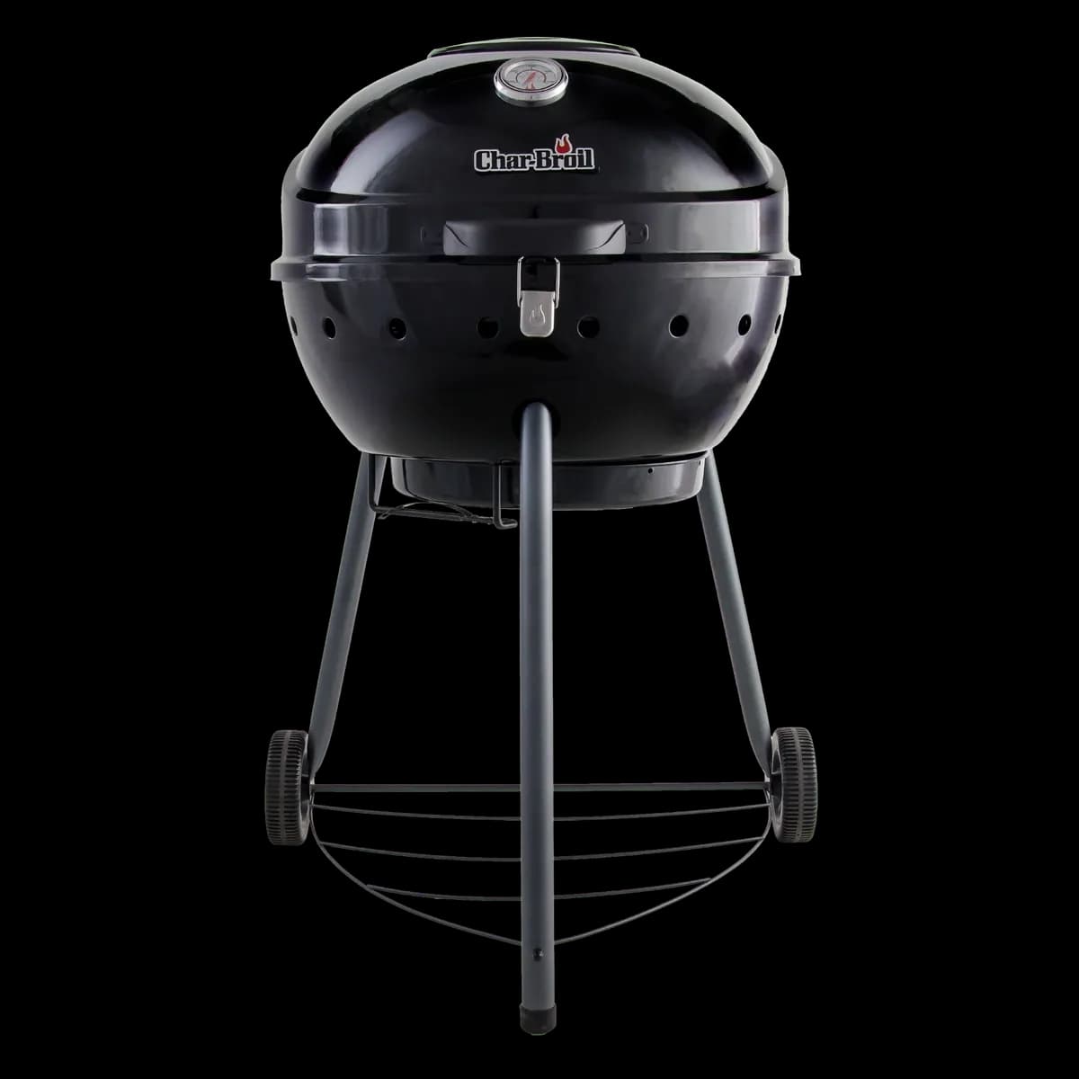 Kettleman® TRU-Infrared™ Charcoal Grill Black