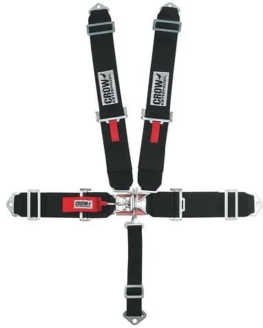 5-Way 3in L&L Lap Belt Pull Down Individual Ha