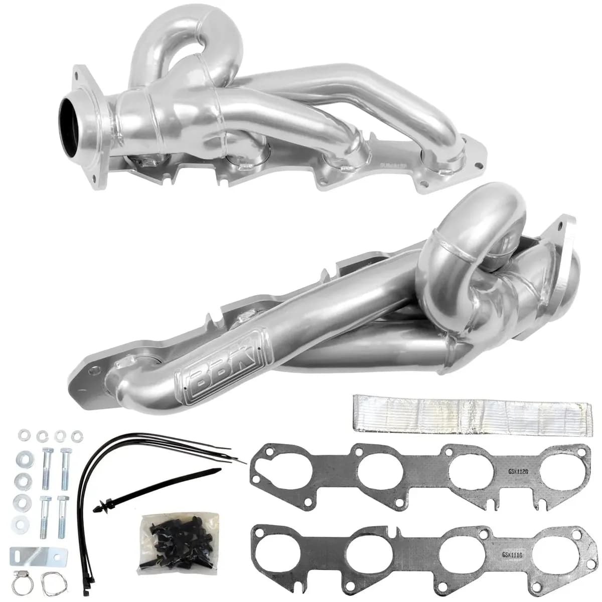 2019-2023 Dodge RAM Truck 5.7l 1500 1-34 Shorty Headers Polished Silver Ceramic