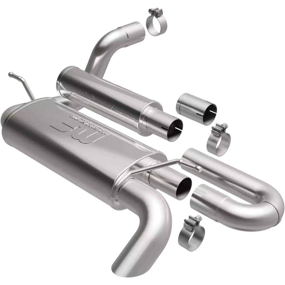 MagnaFlow® 2018-2026 Jeep Wrangler 2.0L | 2018-2026 Jeep Wrangler 3.6L Overland Series™ Axle Back Performance Exhaust System 19620
