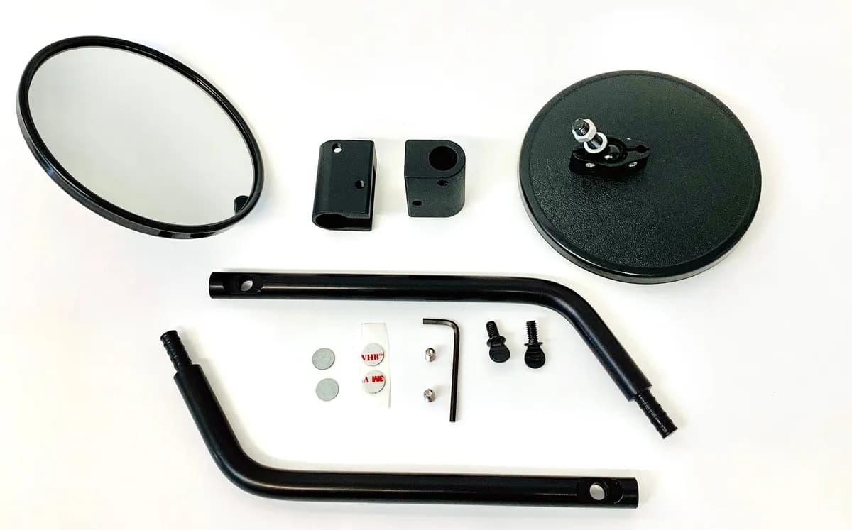0718 Wrangler Mirror i Hinge Mount Either Side