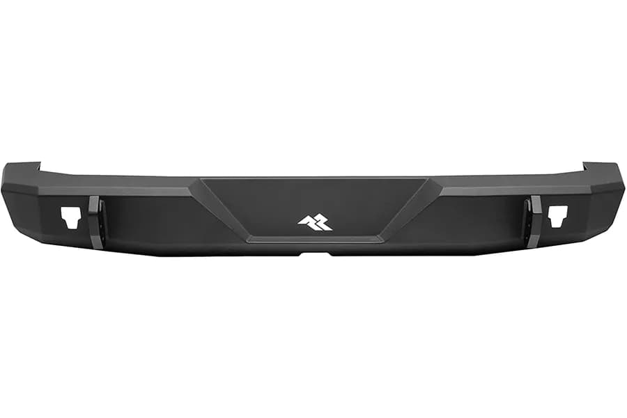 Rugged Ridge HD Rear Bumper - Textured Black - JK
