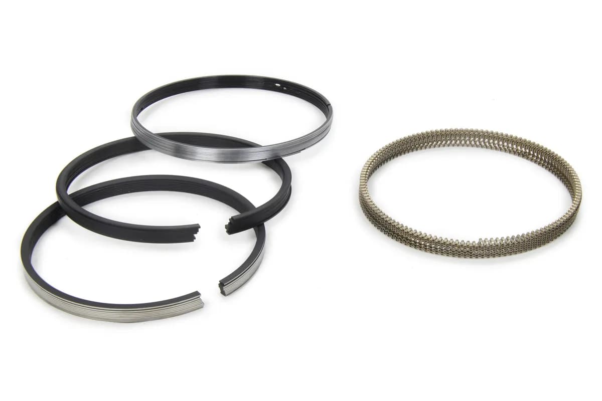 Mahle Motorsport 4040MS-112 Ring (set) - 1.0mm, 1.0mm, 2.0mm Standard Tension +.005 File Fit Rings