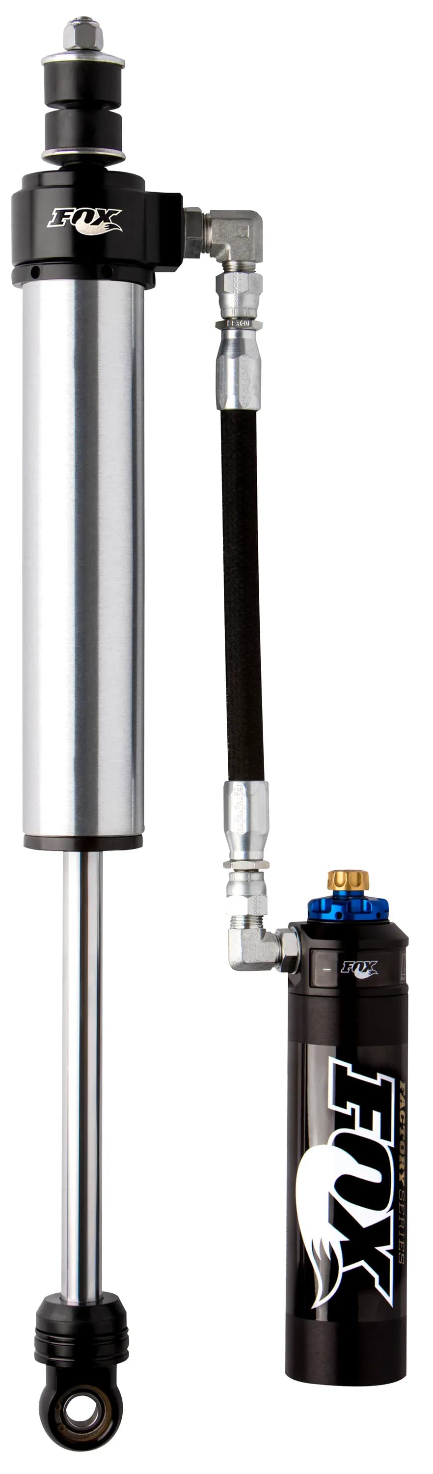 05-Up Ford F-250/F-350 Superduty Front Factory Race 2.5 Remote Reservoir 7.6 Inch 0-1.5 Inch Lift Dual Speed Compression Adjuster Fox Offroad Shocks