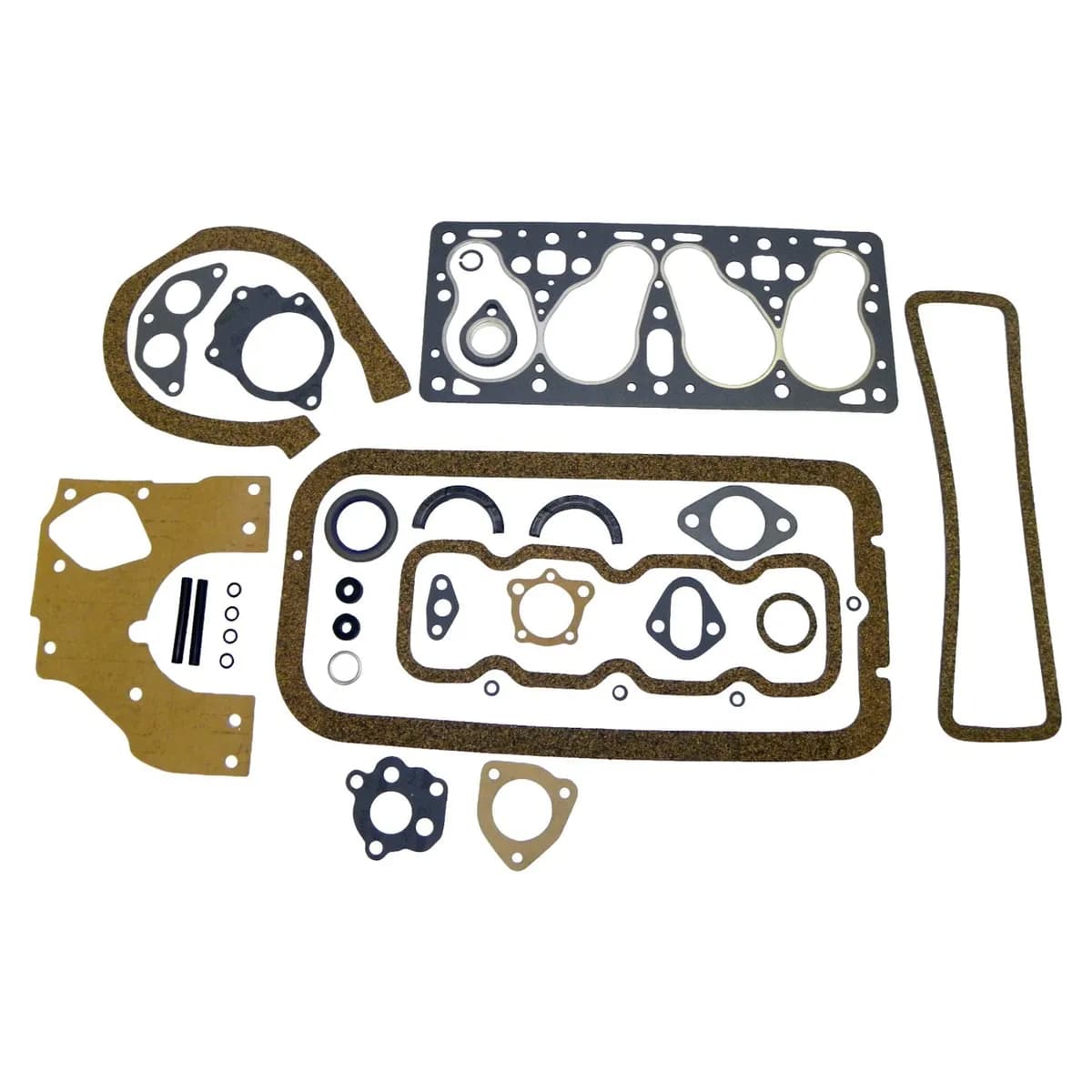 1953-1971 CJ-3B CJ-5 CJ-6 M38A1 w/ 4-134 F-Head Engine;Add (2 Pcs) 800093 to Complete Set; Engine Overhaul Gasket Set