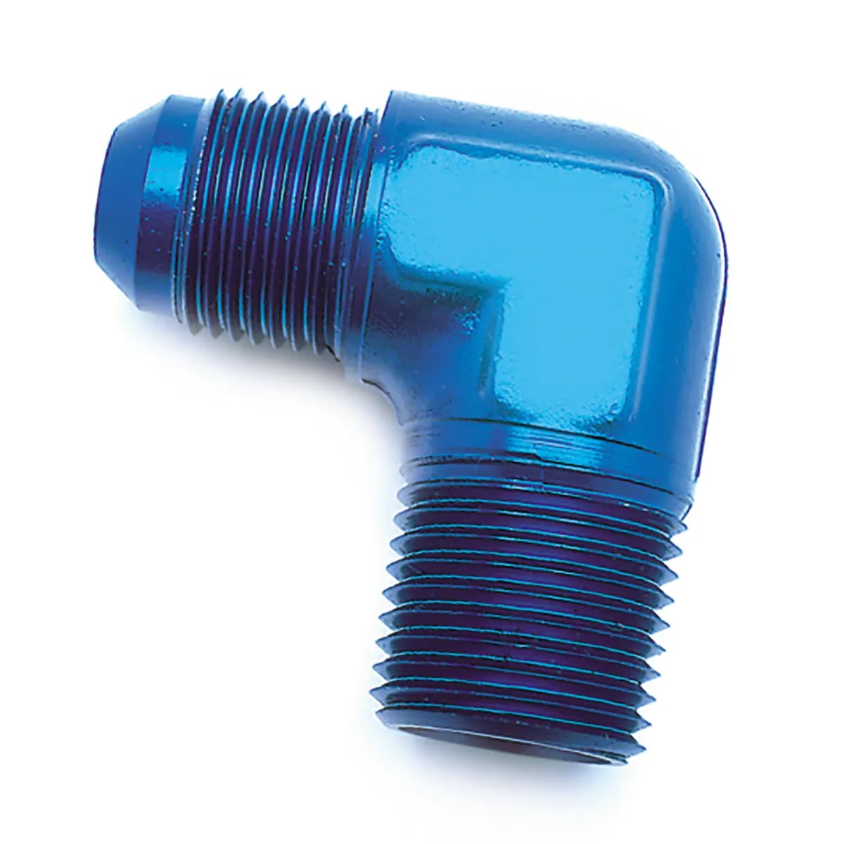 -8an x 1/2nptf 90 Blu Elbow