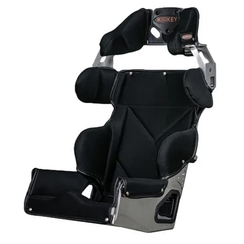 Kirkey Racing 81 Series Road Race Seat Kit - Standard 20Â° Layback Containment Seat with Black Cover