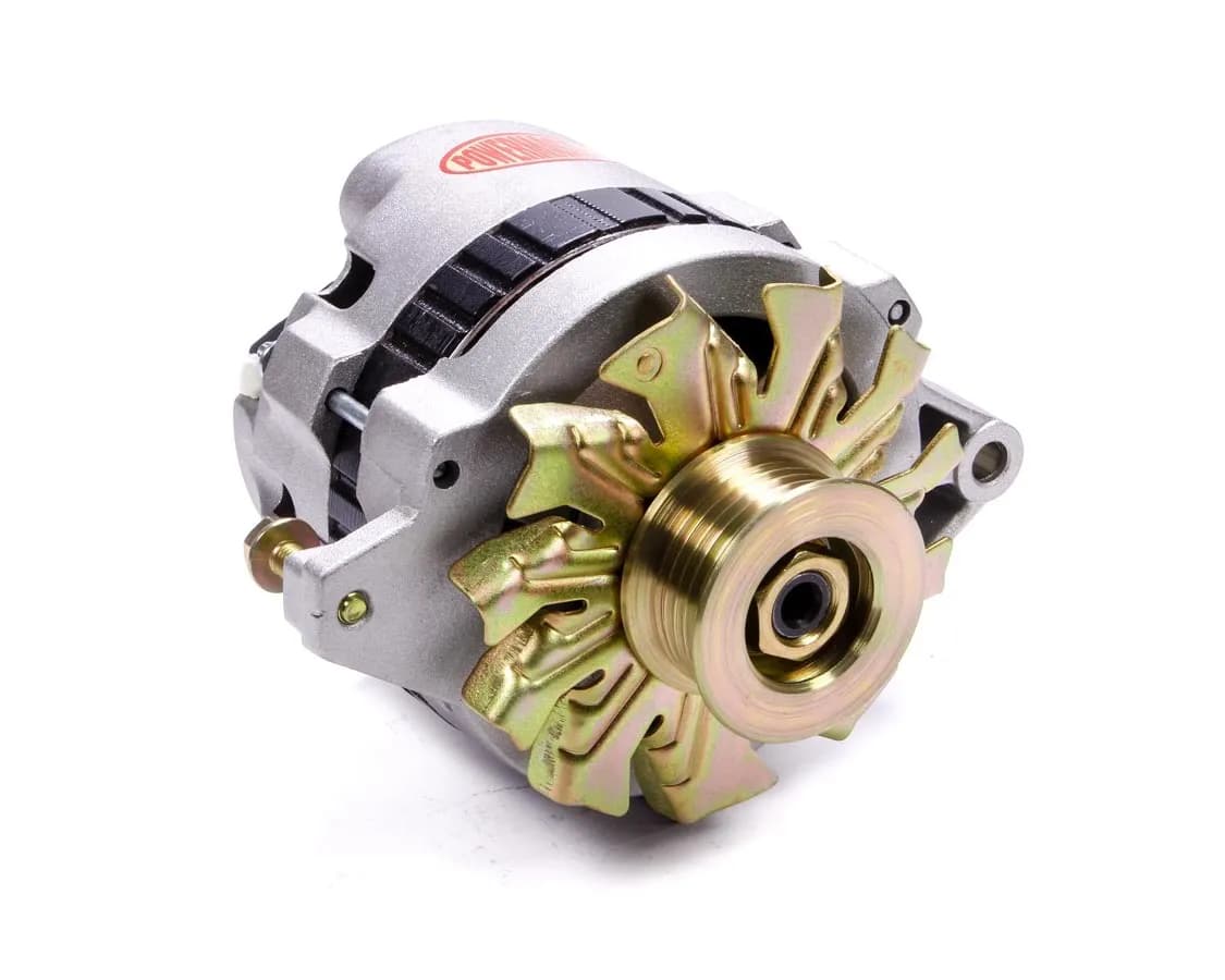 XS Volt™ Hi Amp Alternator; CS130; Straight Mounting; 140 Amp; 95 Idle; 6 Groove Pulley; Natural;