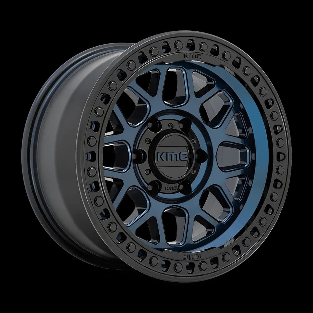 Kmc Km549 Grs 17x9 0 5x5.0 Midnight Blue With Gloss Black Lip