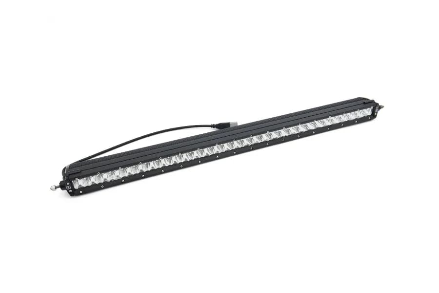 21c Bronco Front Bumper Top LED Bracket To Mount(1)30in Straight Single Row Light Bar & Harness