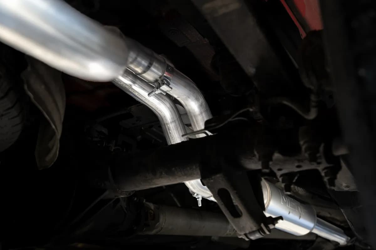Armor Pro Cat Back Exhaust System; 3in.; Incl. Front Pipe/Mid Pipe/Muffler/Tail Pipe/Hardware/4.5 Inch Tip; Dual Rear Exit; T304 Stainless Steel;