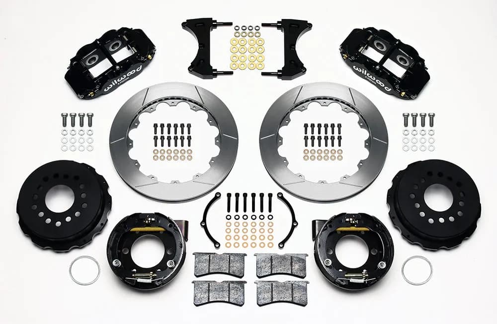 2005 - 2014 Ford Forged Narrow Superlite 4R Big Brake Rear Parking Brake Kit - 140-9221