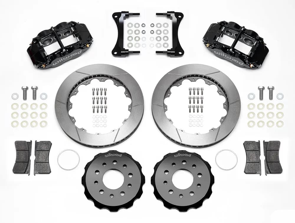 2007 - 2018 Jeep Forged Narrow Superlite 6R Big Brake Front Brake Kit (Hat) - 140-13880
