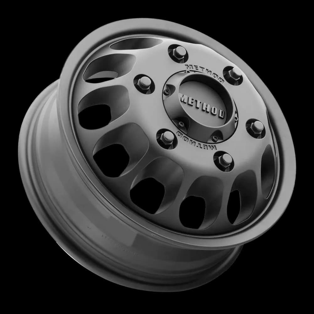 Aluminum Wheels 16x5.5 MR901 Dually Bolt Pattern 6 On 205 Offset 117 Lip Size 0.2 Matte Black Method