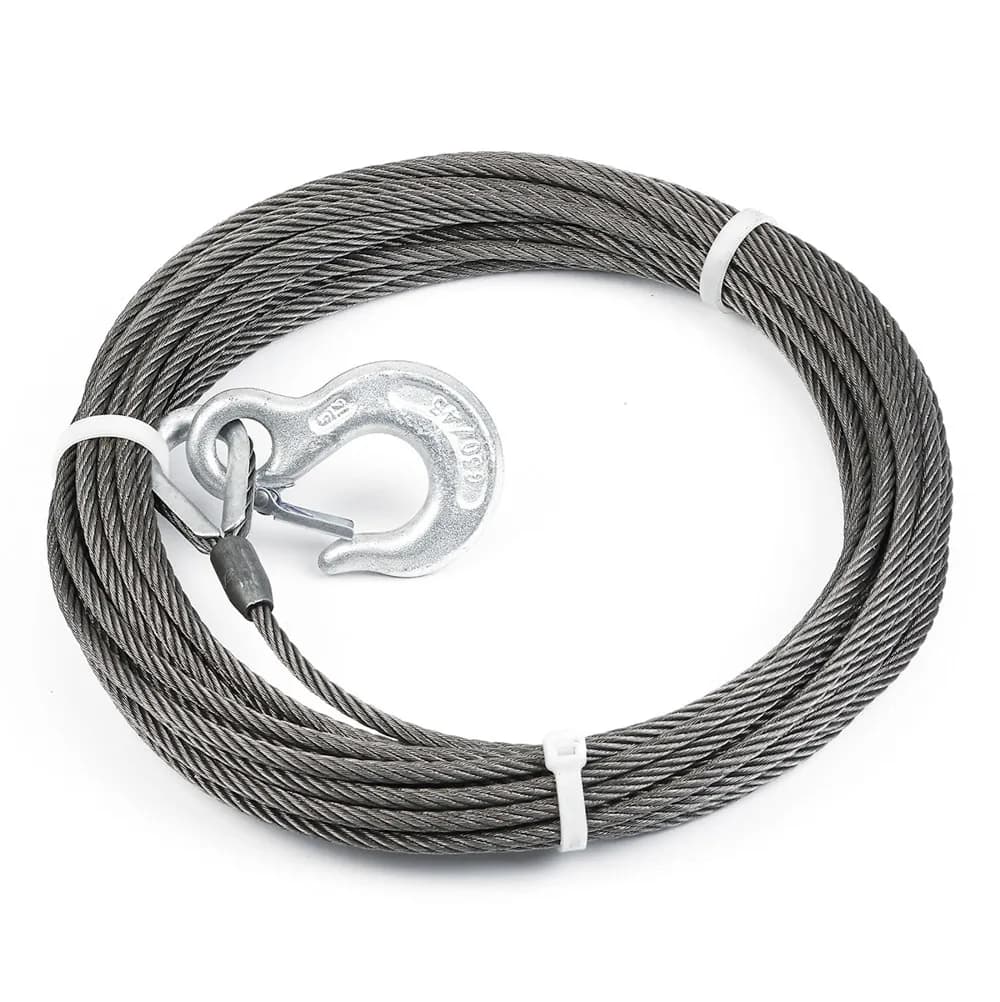 Wire Rope Assembly, 1/4 in x 50 ft, EIPS
