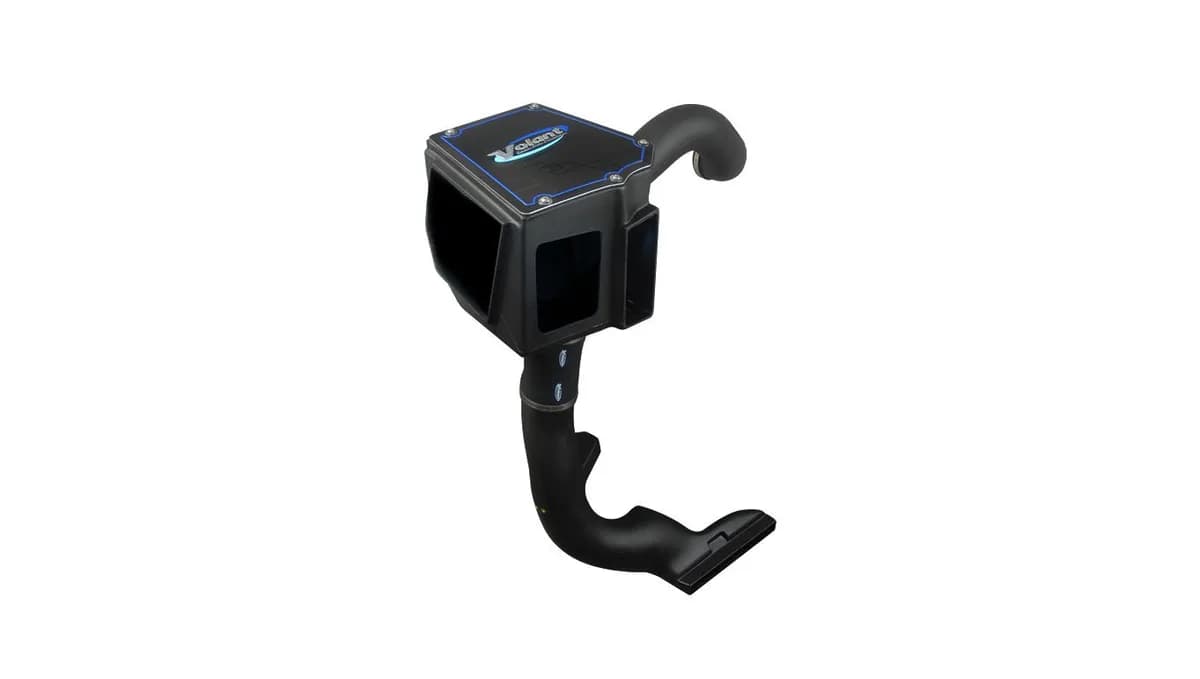 Cold Air Intake Kit; Incl. Closed Filter Box w/RAM Air Scoop/Air Duct/PowerCore® Filter/Connectors/Clamps;