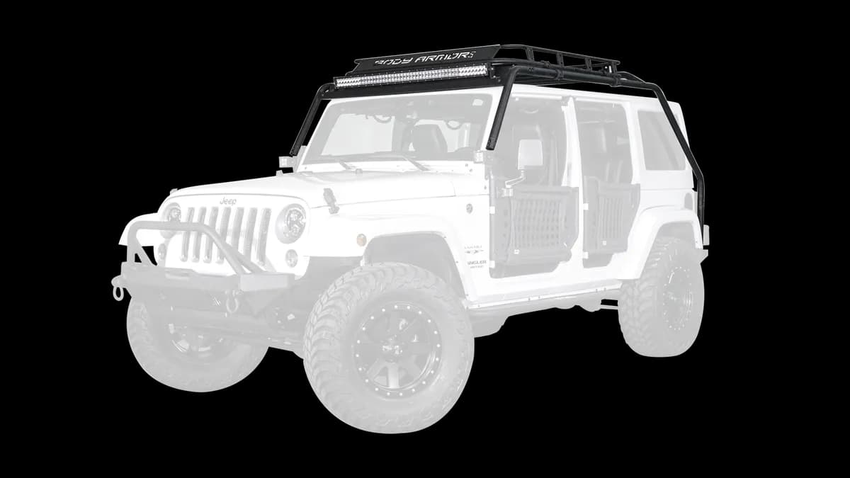 2007-2018 Jeep Wrangler JK Front Light Bar Mount