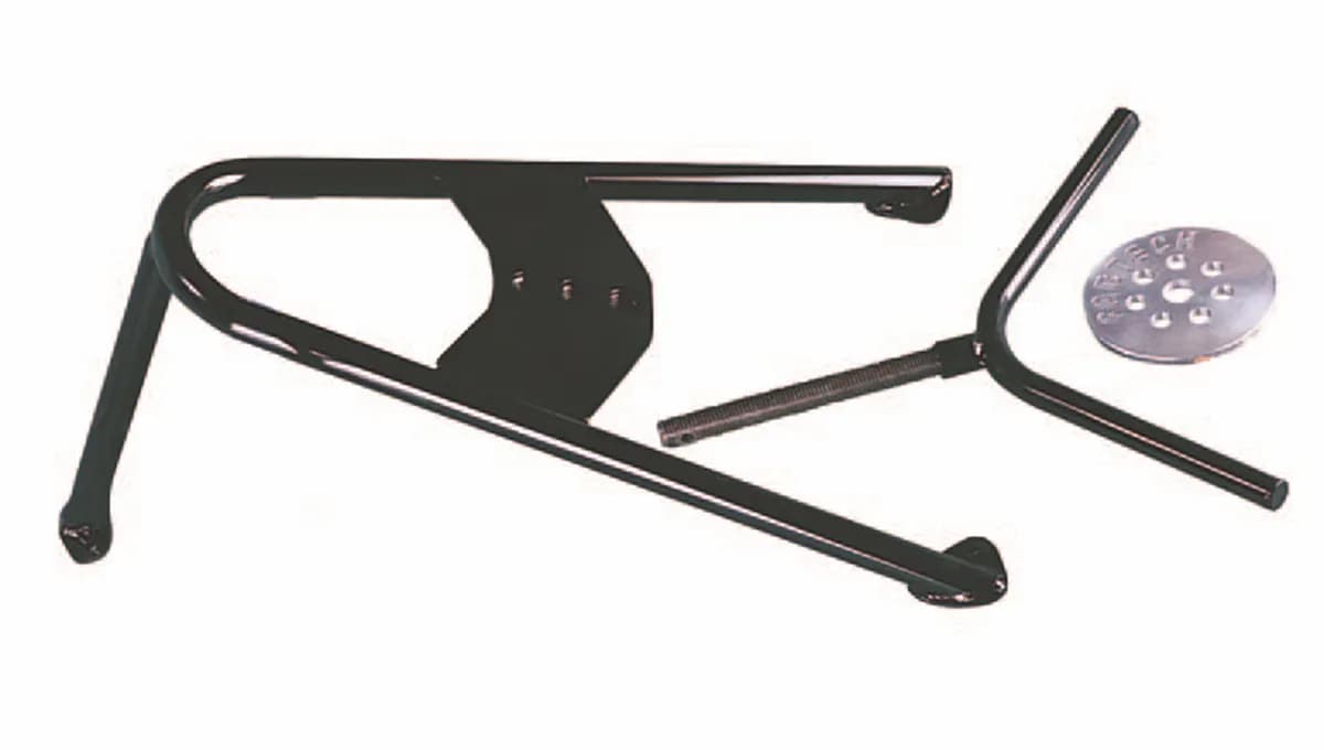 Spare Tire Mount Kit; Angled Spare Tire; Black;