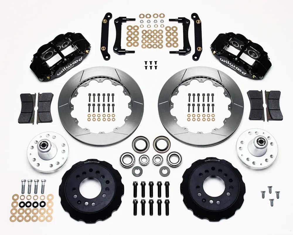 1970 - 1978 Buick, Cadillac, Chevrolet, GMC, Oldsmobile, Pontiac Forged Narrow Superlite 6R Big Brake Front Brake Kit (Hub) - 140-10485