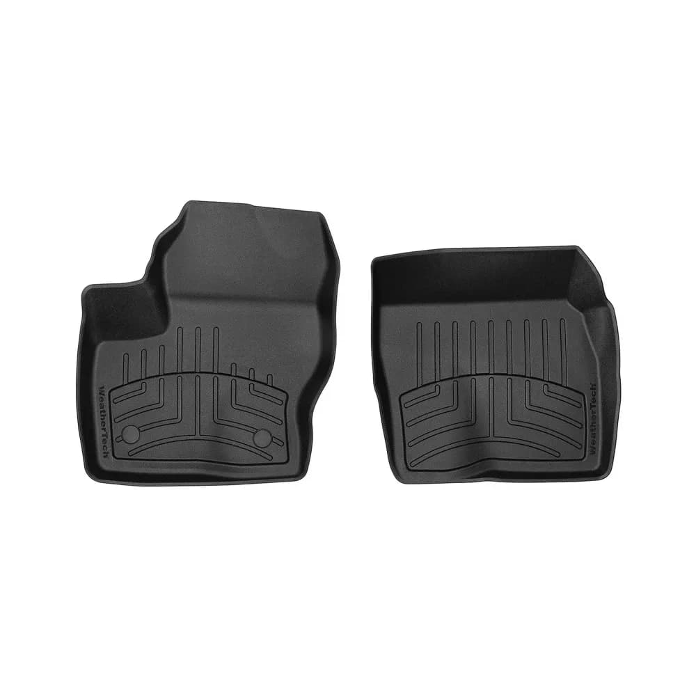 2019 + Silverado 1500 Chevrolet Front 3D Floor Mats Black