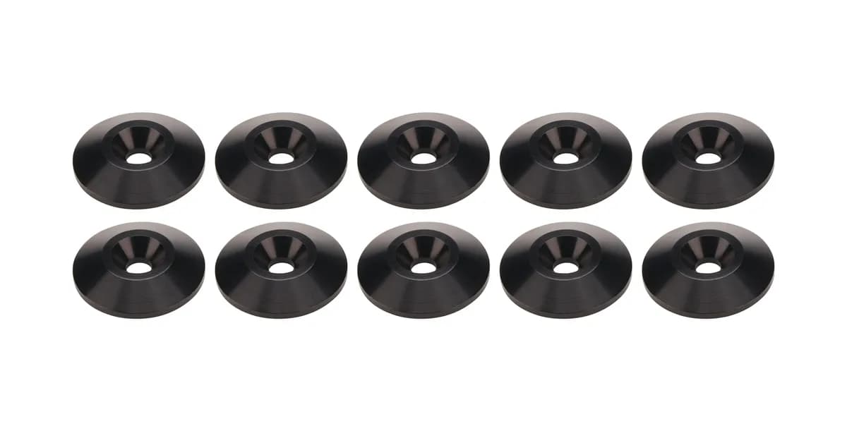 Countersunk Washer Black #10 10pk