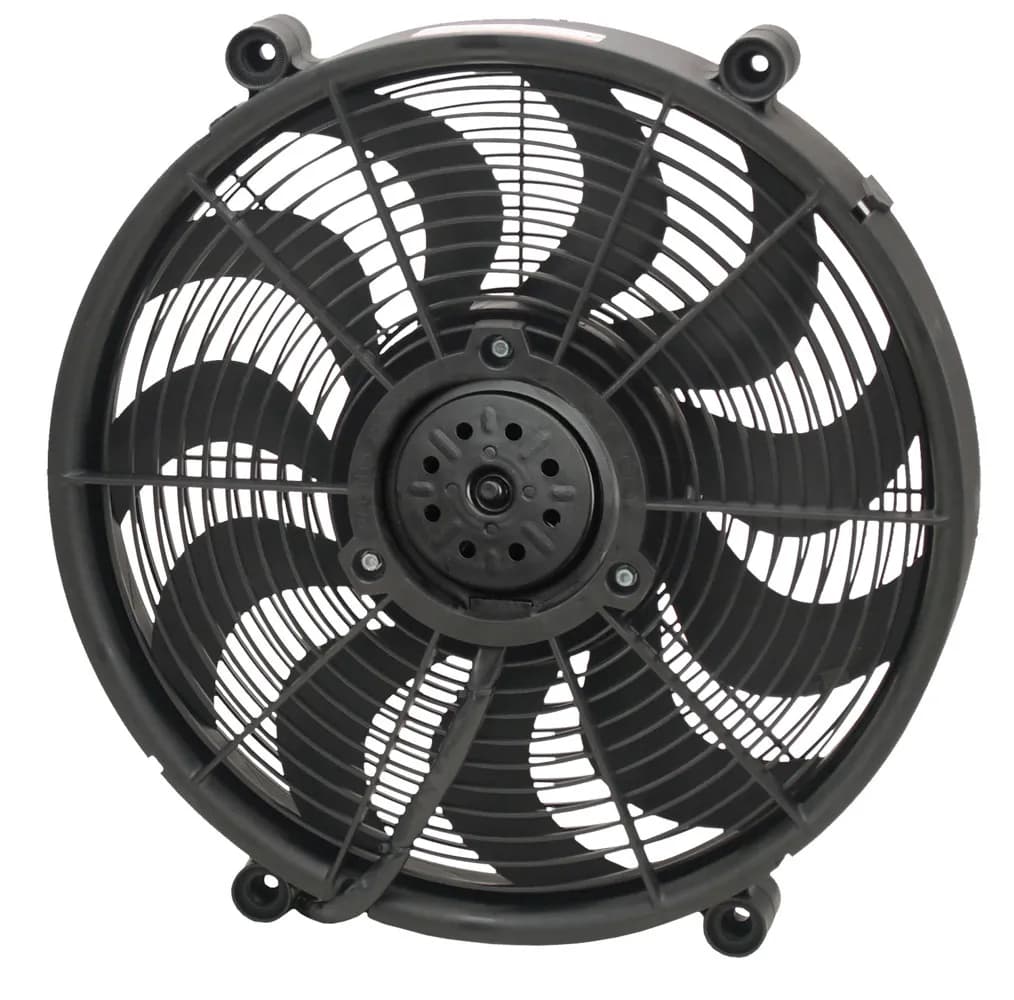 "17"" High Output RAD Pusher Fan - 16-7/8""W x 16-7/8""H x 2-5/8""D"