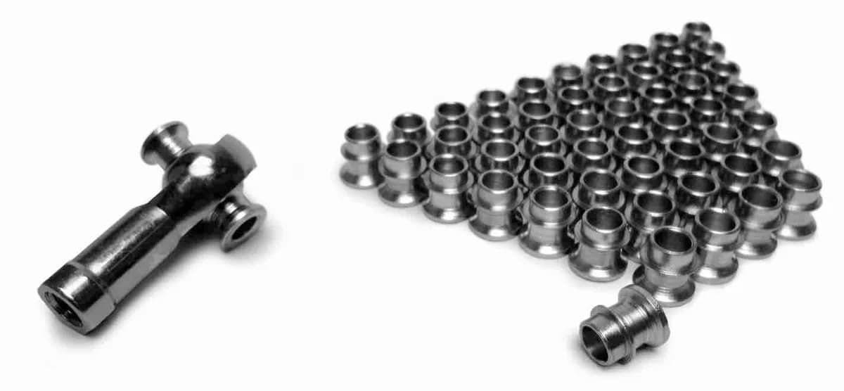 For 1/2 Rod Ends Straight Style Yields 3/8 Bore Stainless 50 Pack