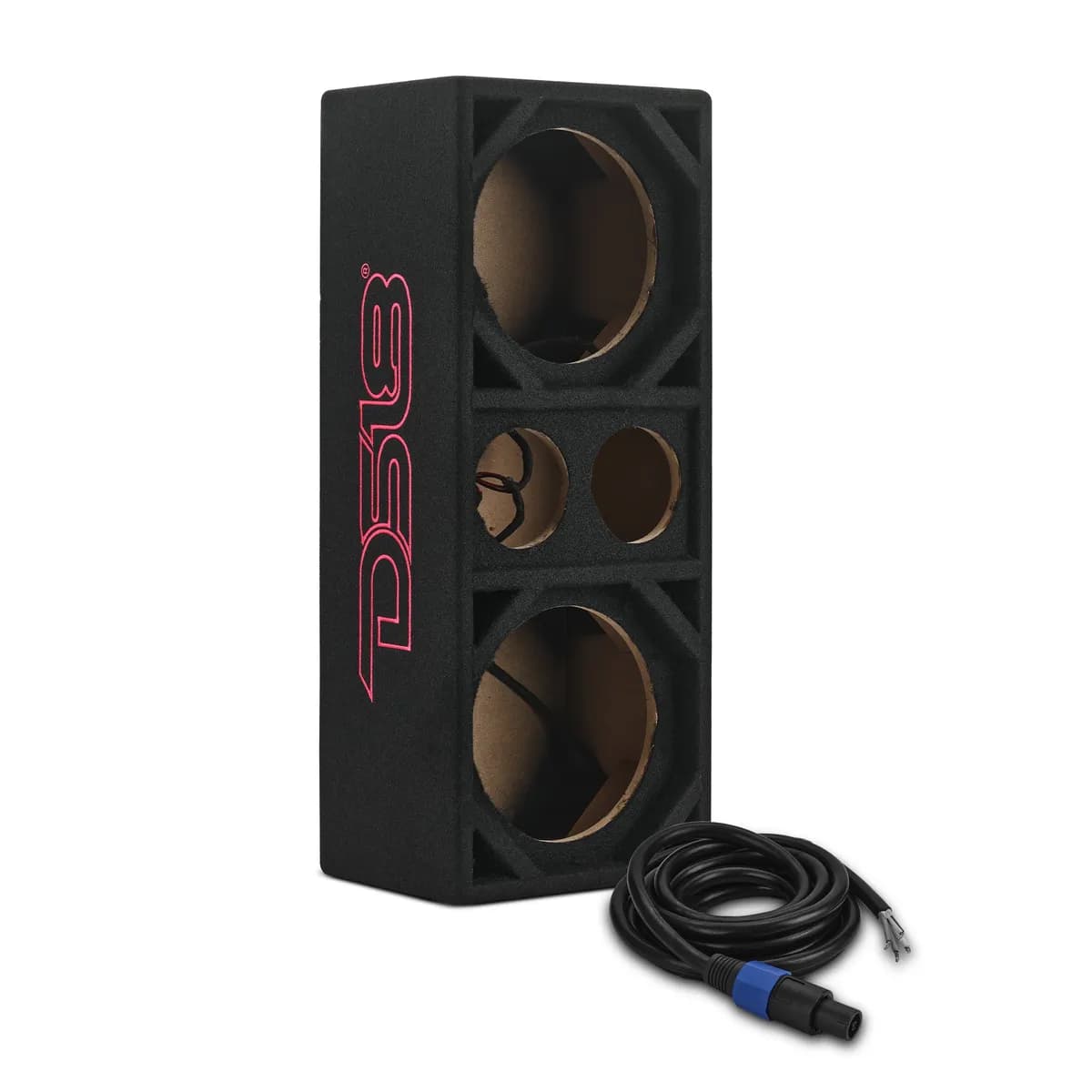 2 x 8” Mids & 2 x 3 .6” Tweeters | Ported | Speakon Cable & Terminal Included | 1/2” MDF | Black Carpet