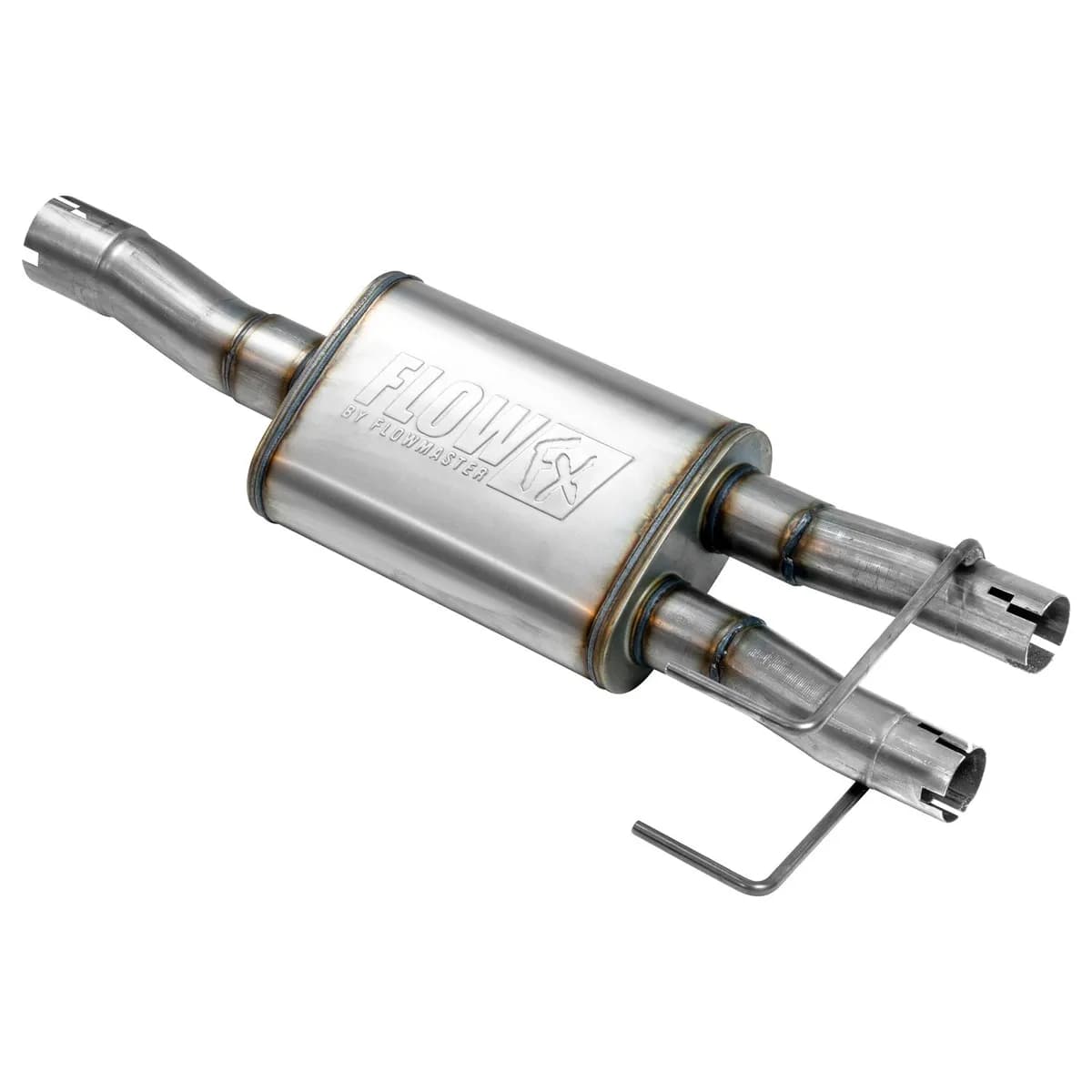 09-18 Dodge Ram 1500 Ram 1500 5.7L V8 24 Wheel Drive All Wheel Bases Direct-Fit FlowFX Series Muffler Mandrel Bent 3.00in 16 Gauge Tubing FlowFX 409S Stainless Steel.
