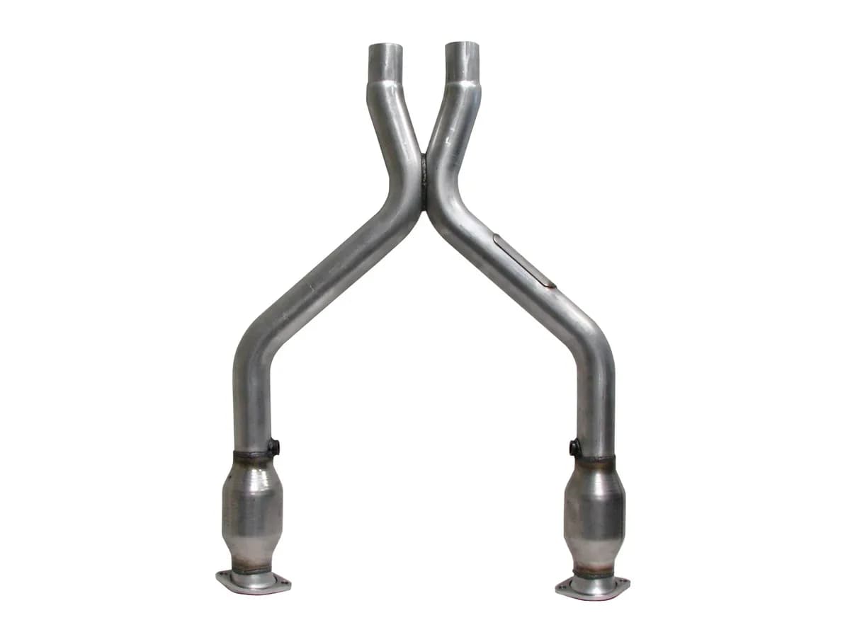 Bbk Mustang v6 Short Mid x Pipe w/ Converters For Use w/ 1642/0 Headers