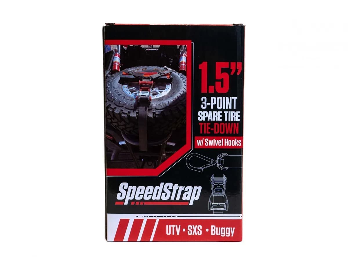 Speedstrap Spare Tire 3-Point 1.5 in. Tie Down w/ Swivel Hooks 15500
