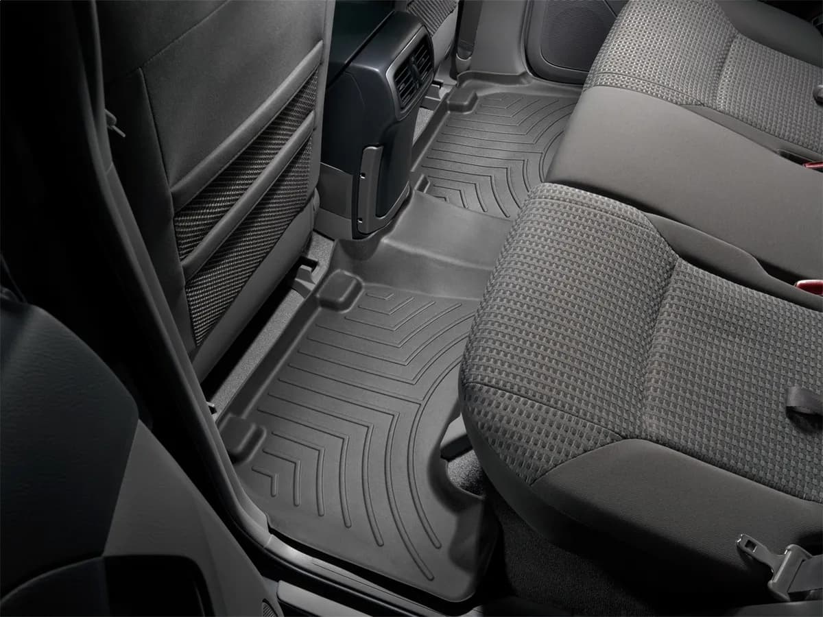 2003 - 2009 Toyota 4Runner Black Rear FloorLiner 2nd row part. Requires trim on vehicles w/ 3 rows of seats