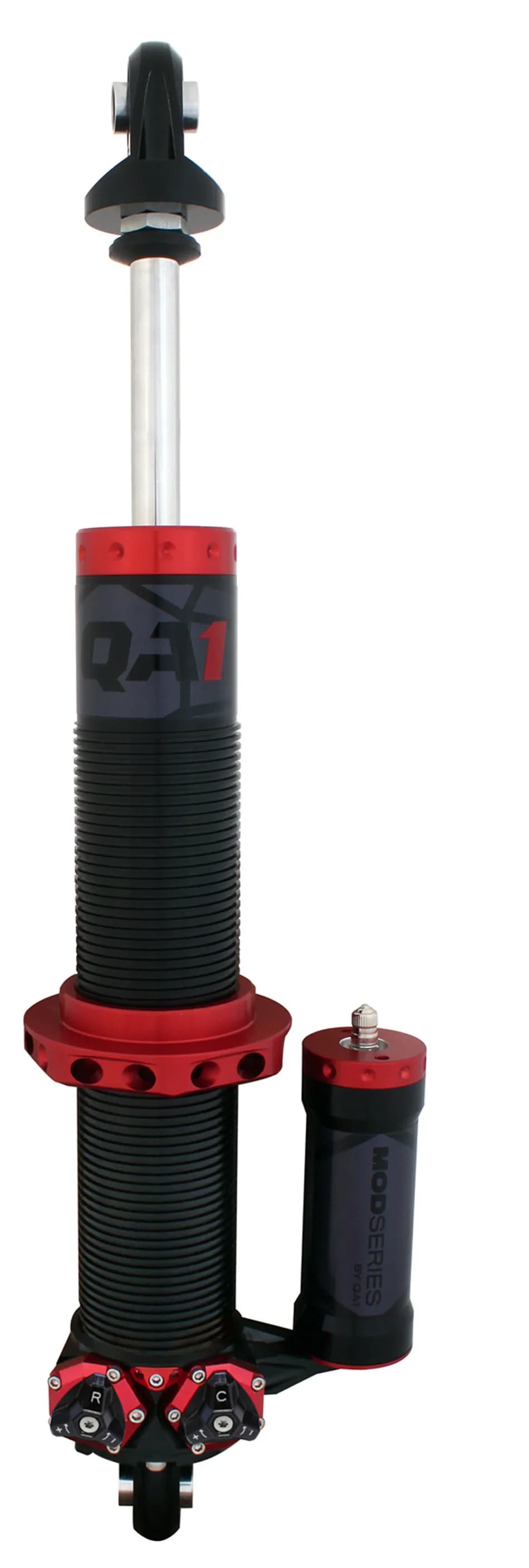 QA1 M711PR Shock, MOD C-O, RH Piggyback 12.88 Comp, 19.50Ext, 6.63 Travel, Eye-B/Eye-B