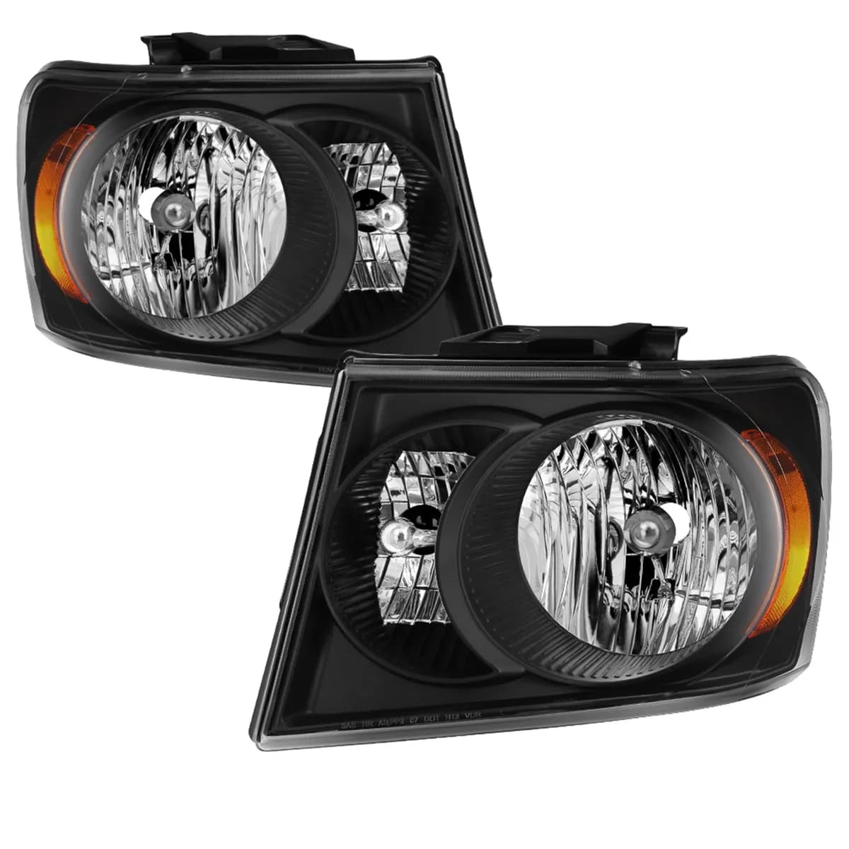 0709 Durango OEM Style Headlights Black