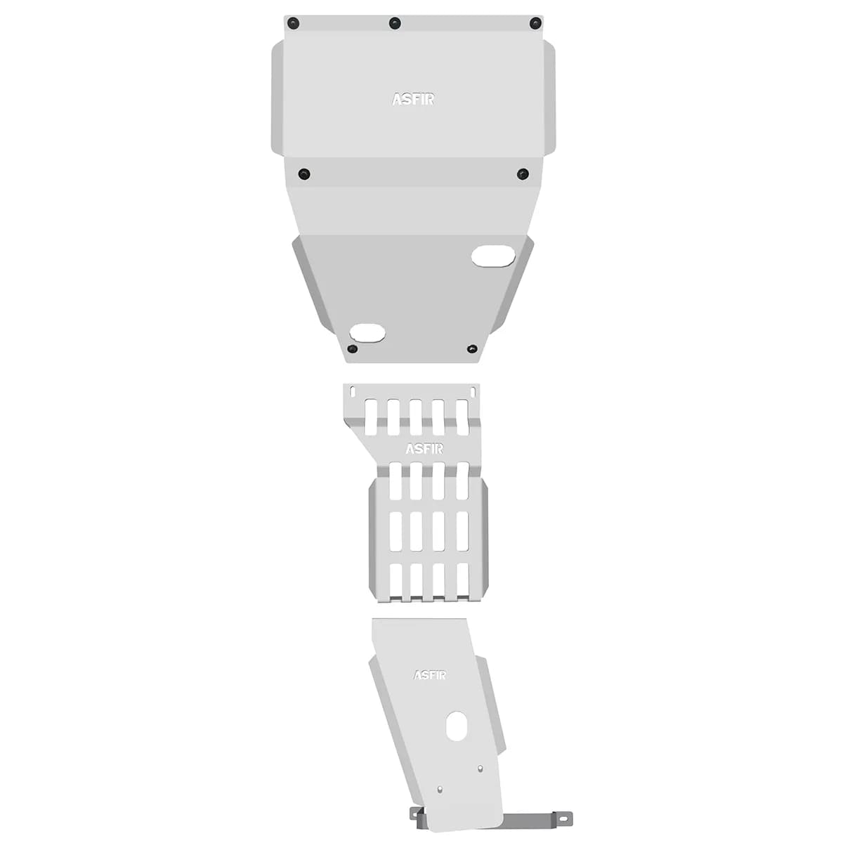 Jeep Grand Cherokee Full Skid Plate Kit (3 Pcs) | Petrol 3.7L&4.7L | Diesel 3.0L