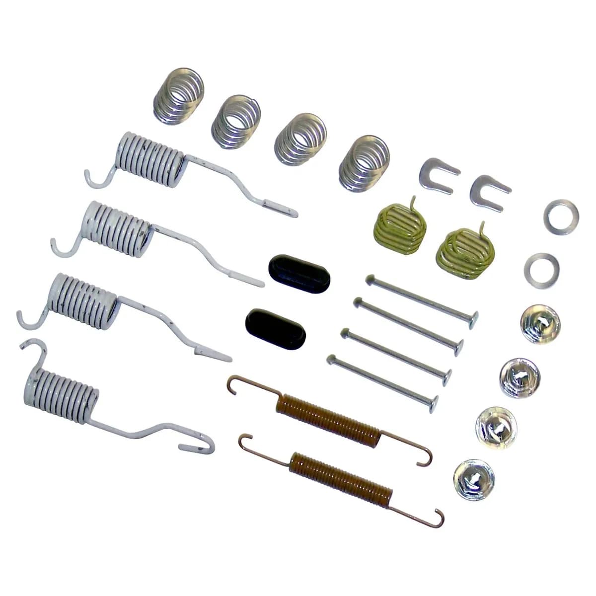 Drum Brake Hardware Kit 1997-2006 TJ Wrangler; 1990-1995 YJ Wrangler; 1990-2001 XJ Cherokee; 1990-1992 MJ Comanche