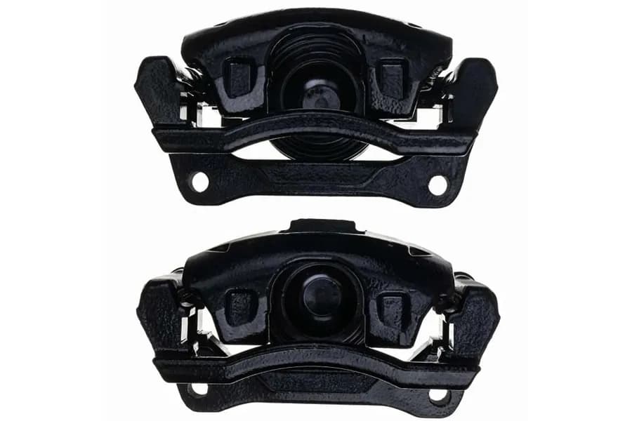 Blk Caliper Pair w/ Brkt Jeep Liberty 2008-12, Jeep Wrangler 2007-17, Jeep Wrangler JK 2018 - Front