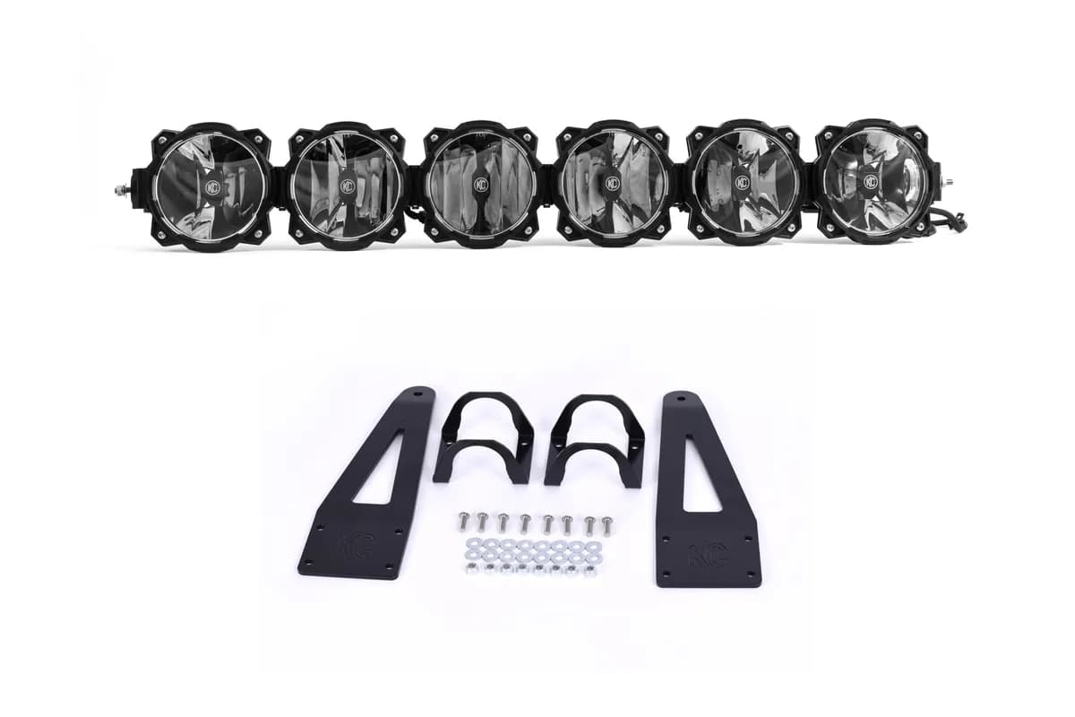 KC Hilites 39 in Pro6 Gravity LED - 6-Light - Light Bar System - 120W Combo Beam - for Can-Am Maverick