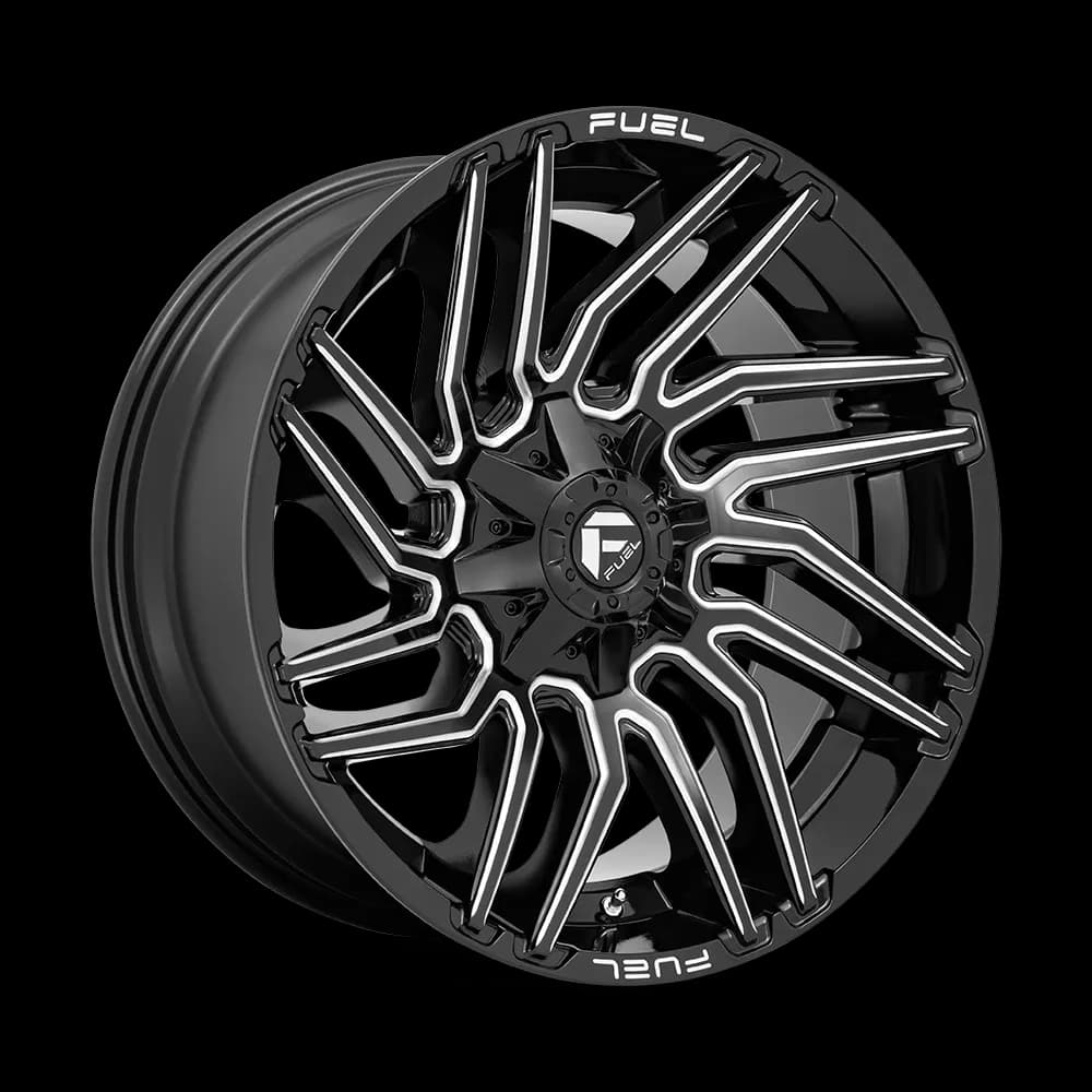 D774 22x12 8x6.5 Blue-Mill -44mm