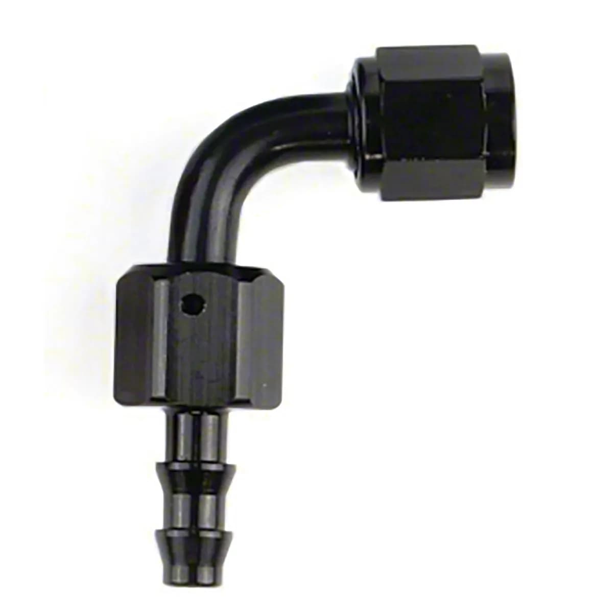 -8an x 90 Blk Push-On Hose End