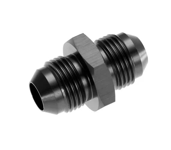 16 Male to Male 15/16 x 12 An/Jic Flare Union Black