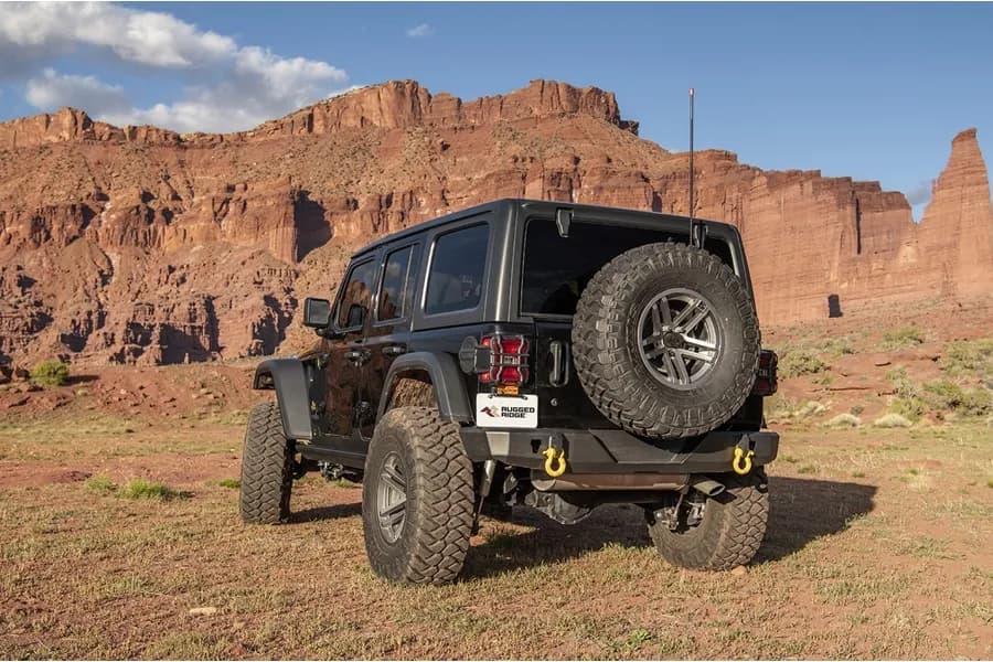 Hd Bumper Rear; 1819 Wrangler Jl