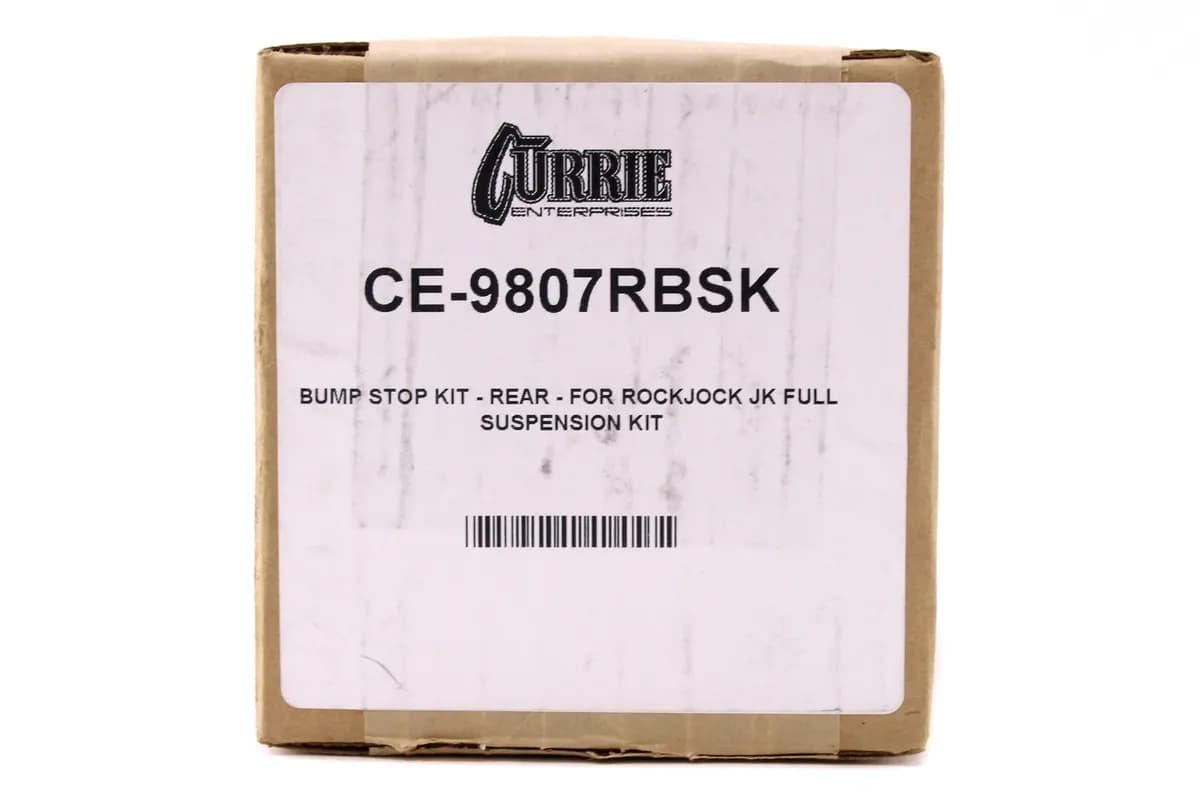 Bump Stop Kit 07-18 Wrangler JK Rear Includes Billet Aluminum Spacers Urethane Bump Stops Hardware RockJock 4x4