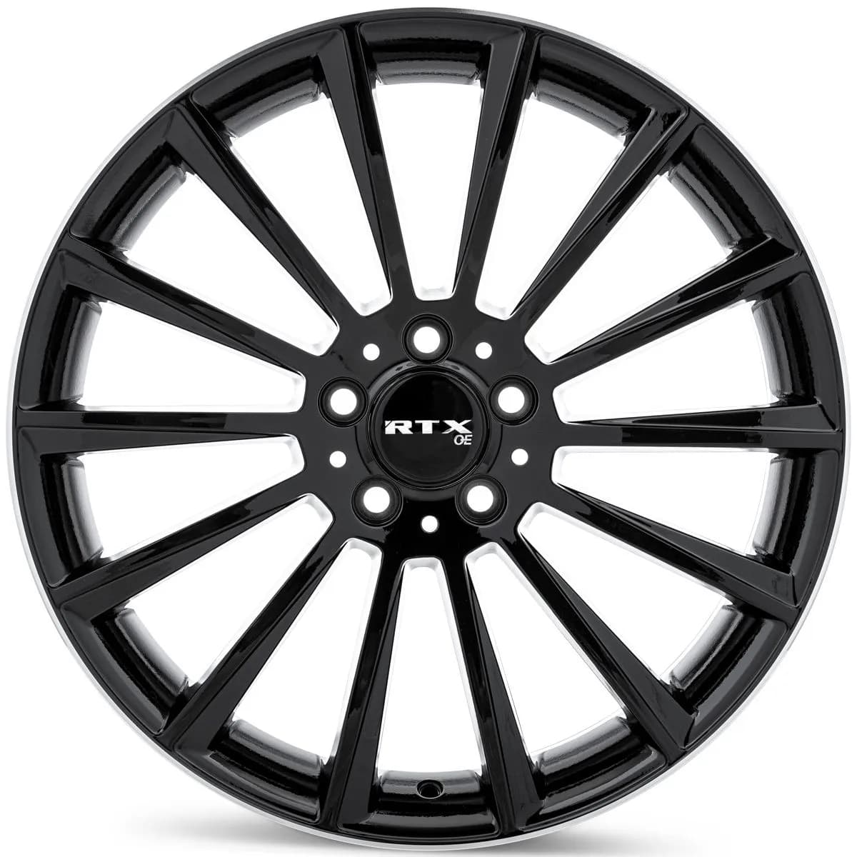 Mb02 20x8.5 5x112 Et38 Cb66.6 Gloss Black Milled Edge