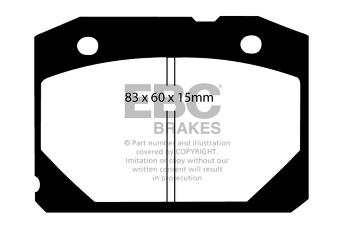 Ultimax OEM Replacement Brake Pads; FMSI Pad No. D2172; Solid; 328mm Dia.; 77mm Height; 12mm Thick; 72mm Center Hole Dia.; Pad Dimensions: 80 x 66 x 15mm;