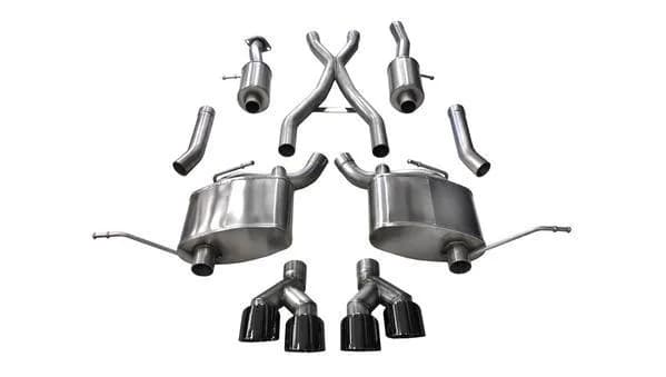 Xtreme, Sport / 2.5 in Cat-Back 4.0 in Twin Tips | 2014-21 Jeep Grand Cherokee 5.7L (21188, 14992)
