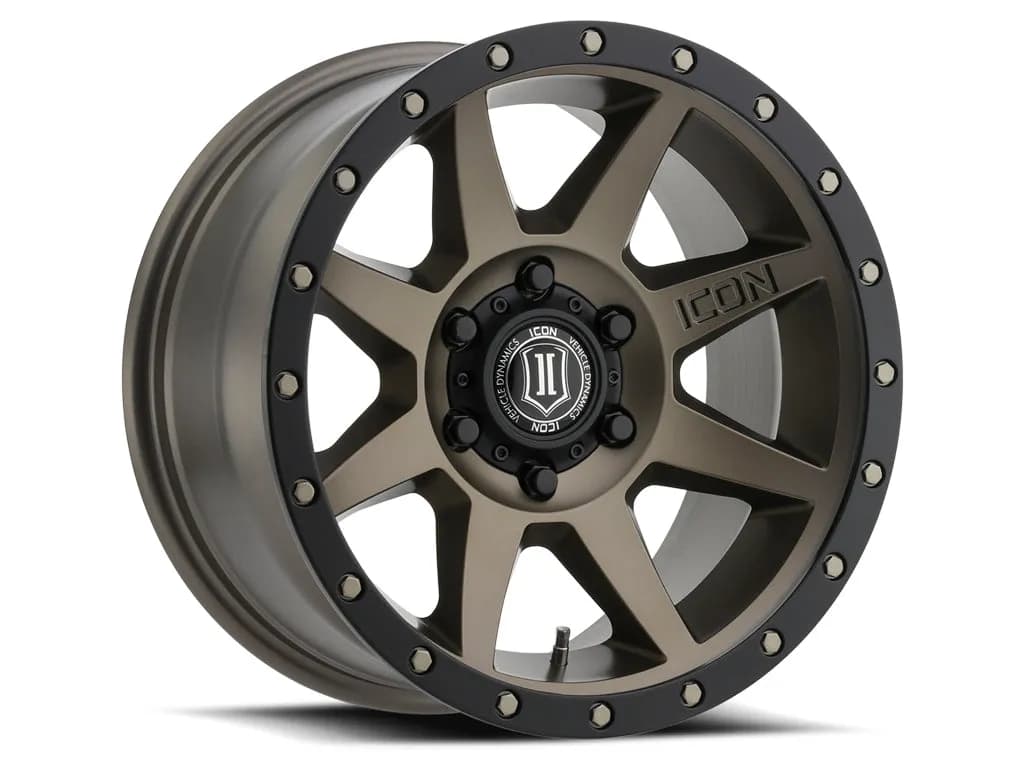 Rebound Wheels 17 x 8.5 Bronze Matte 6 x 135 5-In 6mm 87.1mm 2750 Lbs
